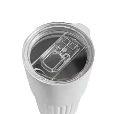 Próżniowy kubek 600 ml WAVE LINE - biały (56-0304712)