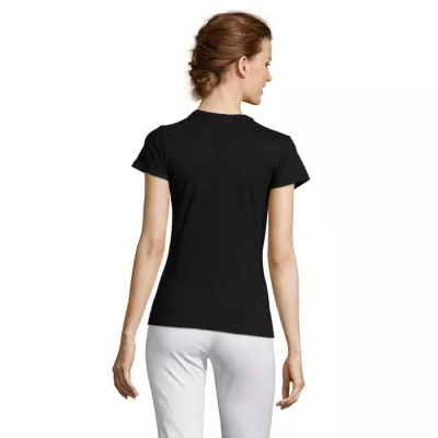 Koszulka damska dopasowana 150 g/m² Sol's MISS - Deep Black (S11386-DB)
