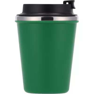 Kubek termiczny 350 ml z powłoką z recyklingu METODY - zielony (8496209)