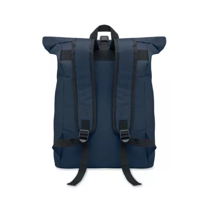 Plecak rolltop na laptop 15" z poliestru 600D IREA - Niebieski (MO2170-04)