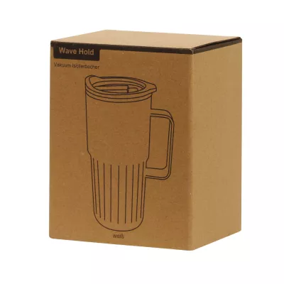 Próżniowy kubek 450 ml WAVE HOLD - biały (56-0304710)