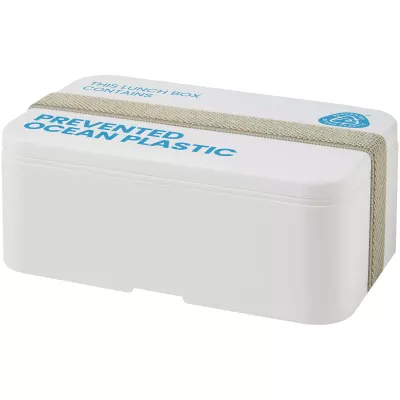 MIYO POP jednopoziomowe pudełko śniadaniowe o pojemności 700 ml - Biały (21077801)
