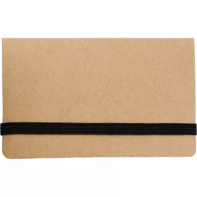 Zestaw do notatek, karteczki samoprzylepne - jasnobrązowy (V2685-18)