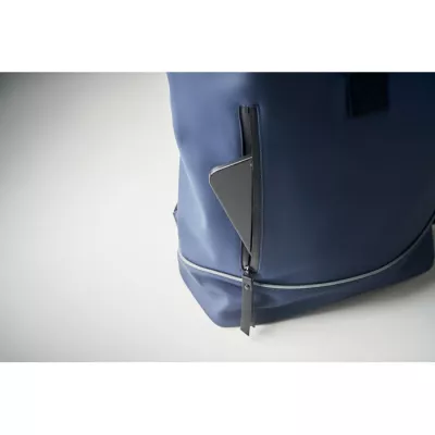 Plecak na laptop 15" z PU z odblaskiem LAPTOSA - Niebieski (MO2581-04)