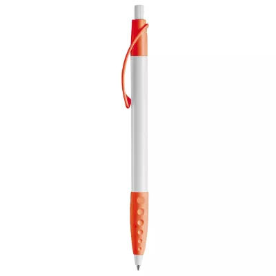 Długopis plastikowy (ABS) Cosmo - biało / pomarańczowy (LT87622-N0126)