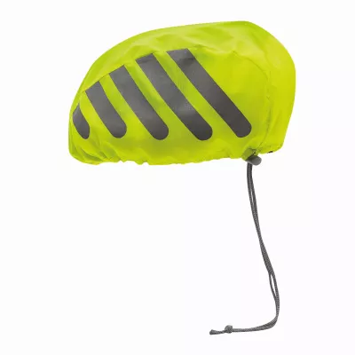 Ochraniacz przeciwdeszczowy na kask rowerowy - żółty (56-0239001)