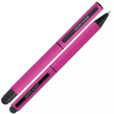 Zestaw piśmienny długopis i pióro kulkowe touch pen soft touch CELEBRATION Pierre Cardin - różowy (B0401002IP311)