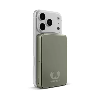 Fresh 'n Rebel Powerbank bezprzewodowy 10000 mAh kompatybilny z MagSafe - Dried Green (LT49745-N0049)