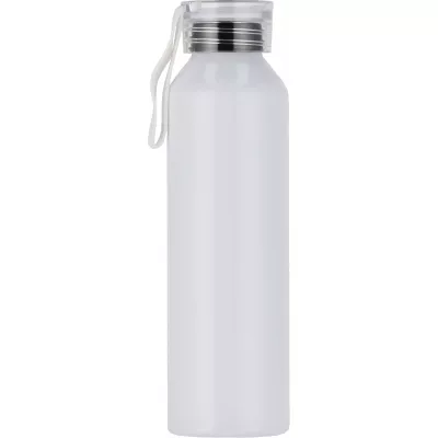 Butelka z aluminium z recyklingu CORK 600 ml - biały (424706)