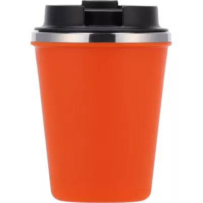 Kubek termiczny 350 ml z powłoką z recyklingu METODY - pomarańczowy (8496210)