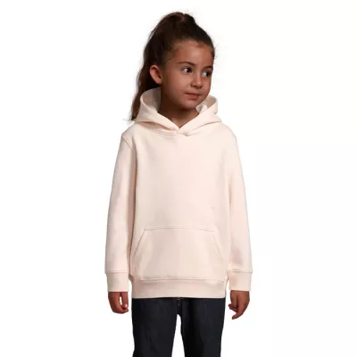 Bluza dziecięca z kapturem Sol's CONDOR KIDS - Kremowy Róż (S04238-CP)