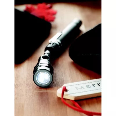 Latarka teleskopowa z magnesem STRETCH-TORCH - Czarny (MO8621-03)