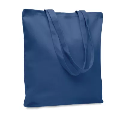Torba bawełniana na zakupy 270 g/m² RASSA COLOURED - Niebieski (MO6442-04)
