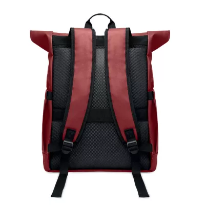 Plecak rolltop na laptop RPET 600D BANGKOK ROLL - Burgund (MO2643-02)