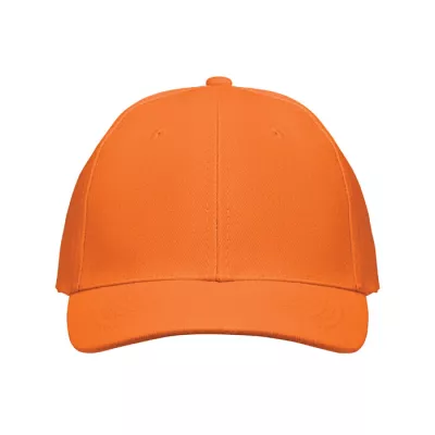 Czapka z daszkiem 6-panelowa 260 g/m² BUFFALO - Pomaranczowy (MO1464-10)