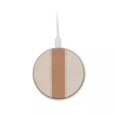Ładowarka bezprzewodowa 15W z korkiem CORTLESS - Bialy (MO2593-06)