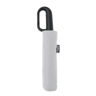 Parasol składany wiatroodporny 21" z RPET UMKRAB - Bialy (MO2692-06)