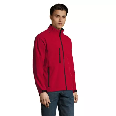 Softshell męski 3-warstwowy 340 g/m² Sol's RELAX - Pepper Red (S46600-PE)