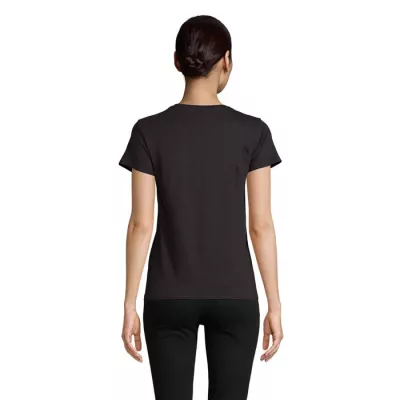 Koszulka damska 150 g/m² Sol's CRUSADER WOMEN - Deep Black (S03581-DB)