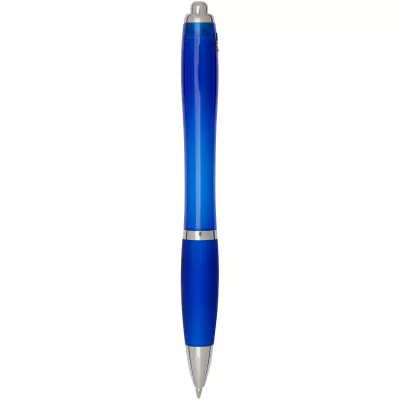 Nash długopis kulkowy z tworzyw sztucznych pochodzących z recyklingu z certyfikatem RCS, z kolorowym korpusem i uchwytem (cza - Błękit królewski (10645453)