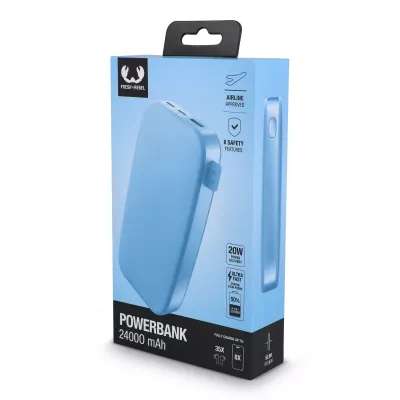 2PB24100 I Fresh 'n Rebel Powerbank 24000 mAh PD USB-C  - jasnoniebieski (LT49404-N0012)