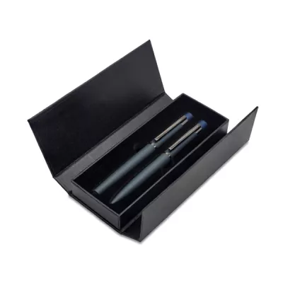 Zestaw piśmienniczy Softis - ciemny zielony (R02338.51)