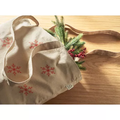Torba z bawełny z recyklingu 140 g/m² VIVEKA COLOUR - Khaki (MO2302-39)