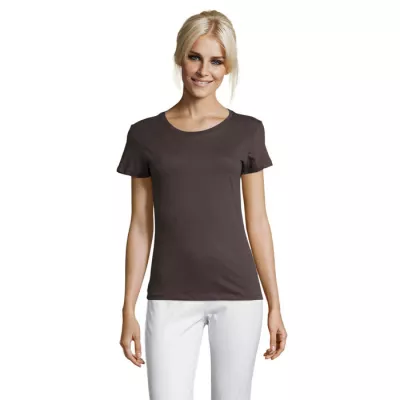 Koszulka damska dopasowana 150 g/m² Sol's REGENT WOMEN - Ciemny Szary (S01825-DG)