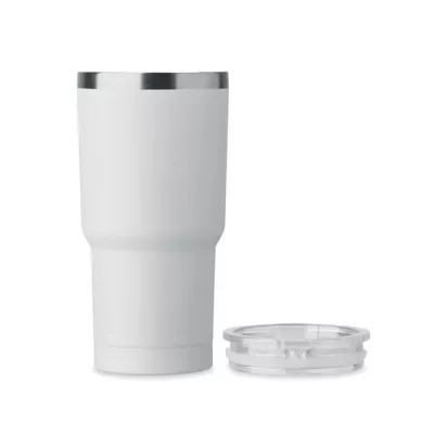 Kubek termiczny ze stali z recyklingu 500 ml SUM - Bialy (MO2597-06)