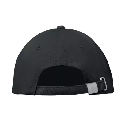 Czapka z daszkiem 6-panelowa 260 g/m² BUFFALO - Czarny (MO1464-03)