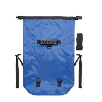 Plecak wodoodporny rolltop z RPET 25 l SCUBAROLL - Niebieski (MO2181-37)