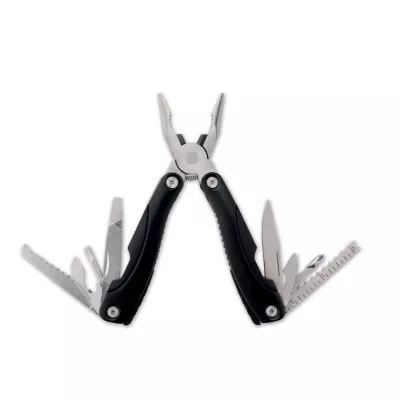 Nóż wielofunkcyjny 9w1 w etui ALOQUIN - Czarny (MO8914-03)