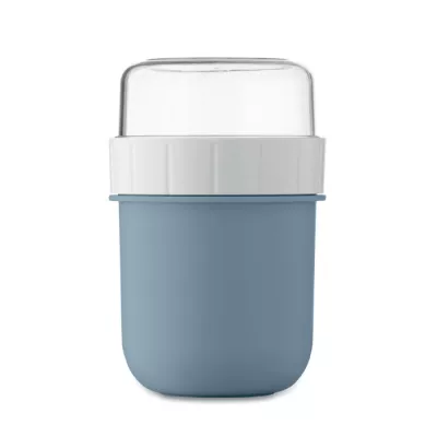 Kubek śniadaniowy z pojemnikiem 450 ml CUP ON GO - Petrol (MO2679-20)