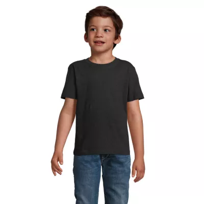 Koszulka dziecięca 190 g/m² Sol's IMPERIAL KIDS - Deep Black (S11770-DB)
