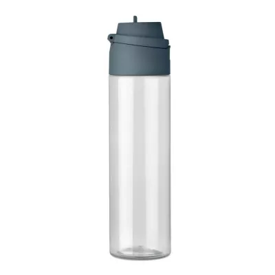 Butelka z RPET ze słomką 2 w 1 700 ml TOIEN KLAR - Petrol (MO2990-20)