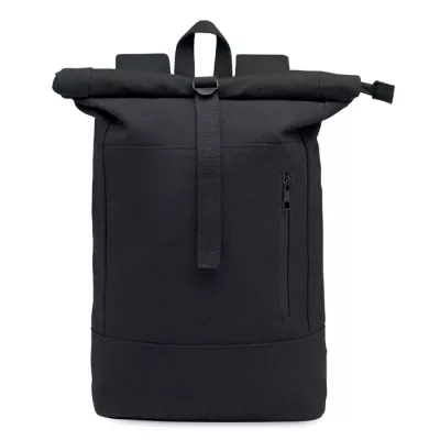 Plecak rolltop na laptop 15" 340 g/m² KOPER ROLL - Czarny (MO2400-03)