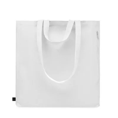Torba na zakupy z recyklingu 380 g/m² GAVE COLOUR - Bialy (MO2565-06)