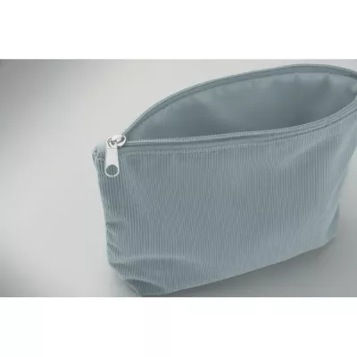 Kosmetyczka sztruksowa z podszewką 220 g/m² CORDY T - Baby Blue (MO2876-66)