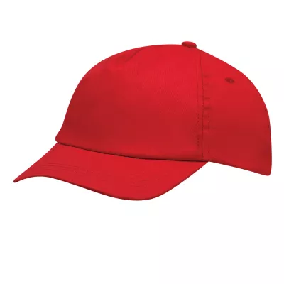 5-segmentowa czapka FAVOURITE - czerwony (56-0702052)