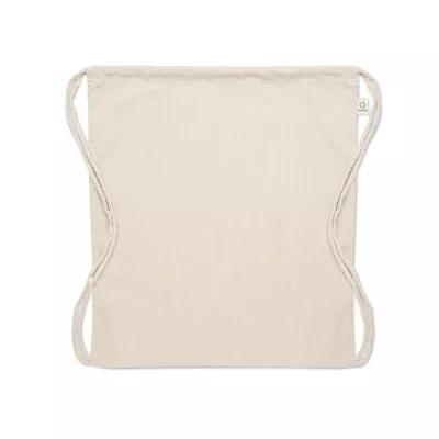 Worek ze sznurkiem z recyklingu 140 g/m² CABETRI - Bezowy (MO2401-13)