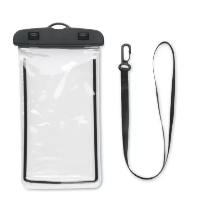 Etui wodoodporne na telefon IPX6 ze smyczą SMAG LARGE - Czarny (MO2183-03)