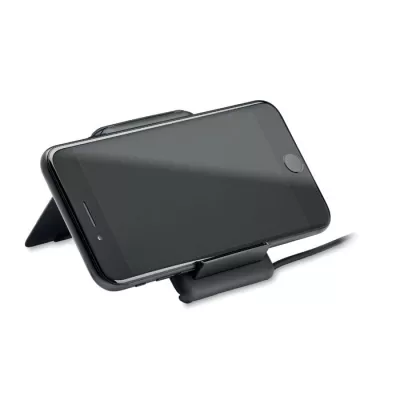 Etui na kable z ładowarką bezprzewodową 15W YAPO - Czarny (MO6823-03)