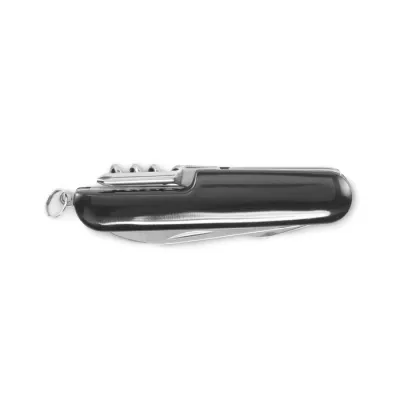 Scyzoryk z aluminium 5 funkcji MULTICHILLO - Czarny (MO2531-03)