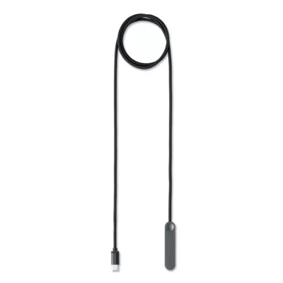 Kabel USB-C 60W z podstawką na telefon NIFTY - Czarny (MO3192-03)