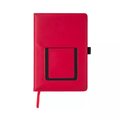 Notes z kieszonką na telefon Eibar - czerwony (R64248.08)
