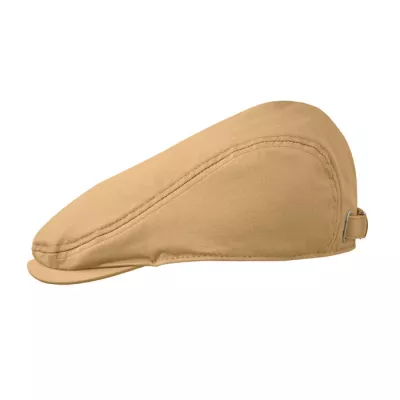 Czapka kaszkiet z bawełny twill 235 g/m² FLAT PEAK - Khaki (MO2850-39)