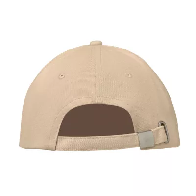 Czapka z daszkiem 6-panelowa 260 g/m² BUFFALO - Bezowy (MO1464-13)