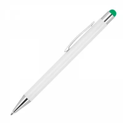 Długopis aluminiowy touch pen soft touch JEAN - zielony (1323809)