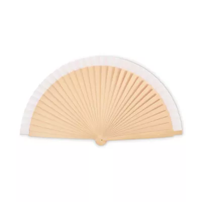 Wachlarz drewniany z 34 żebrami WOODFAN - Bialy (MO2883-06)