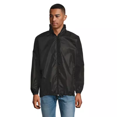 Wiatrówka unisex z kapturem 210 g/m² Sol's SHIFT - Czarny (S01618-BK)